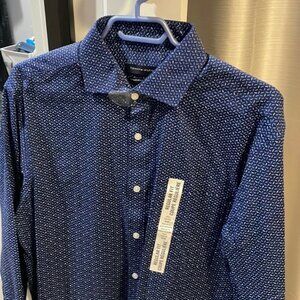 Tommy Hilfiger Dress Shirt Dark Blue